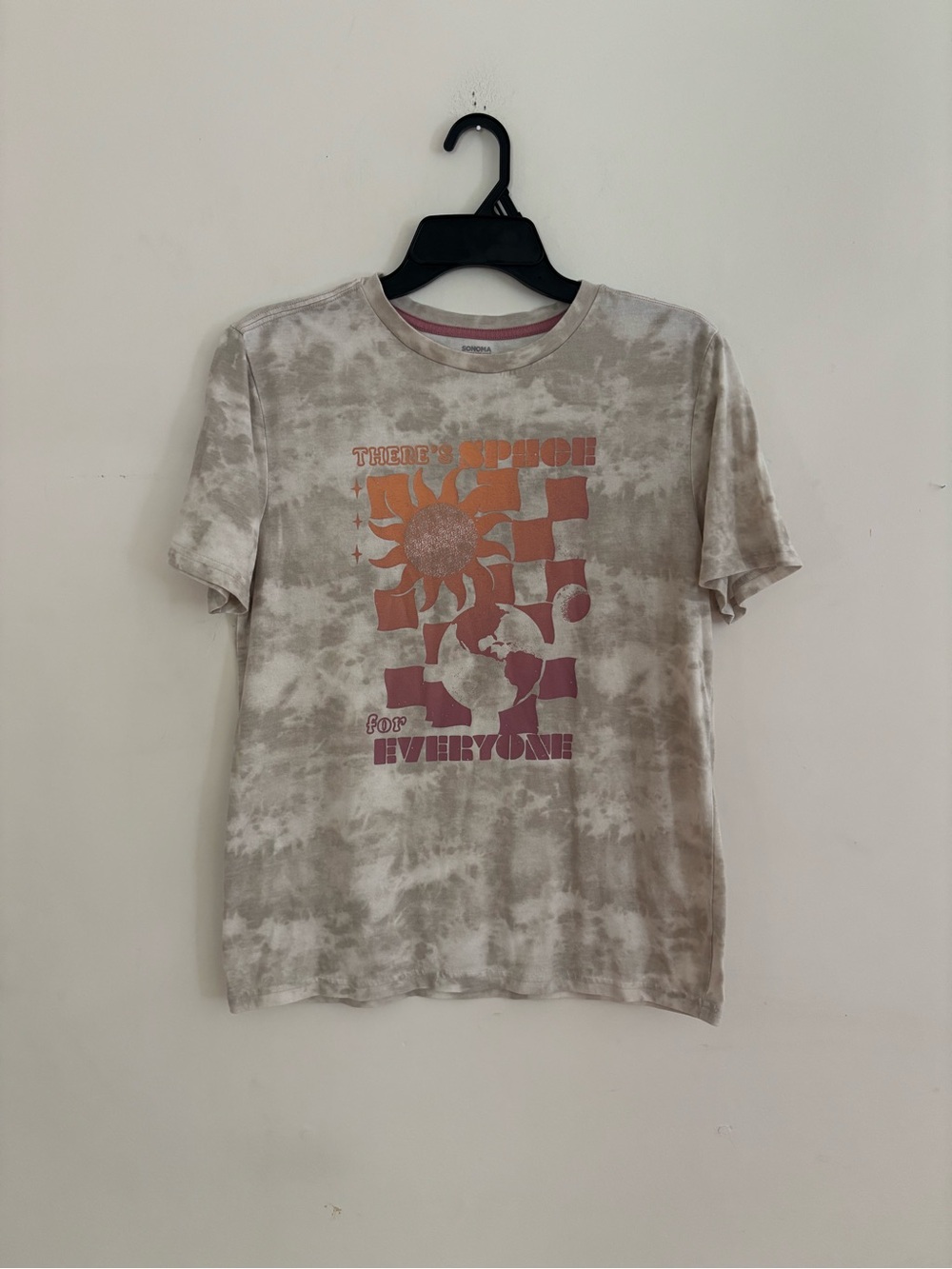 Sonoma Girls XL 18/20 Tie Dye Space Graphic Tee